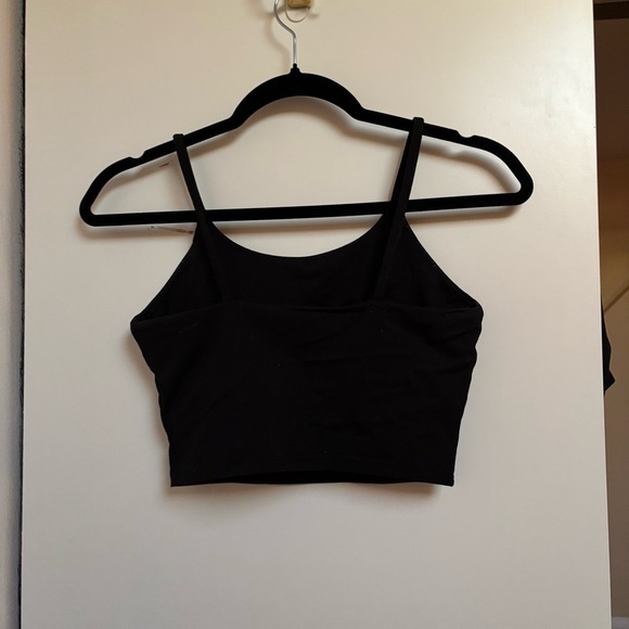 Amazon Tops - Classic Black Women's Crop Top